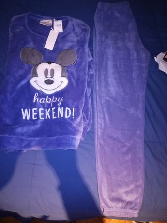 Pijama Disney e casaco polar - novos