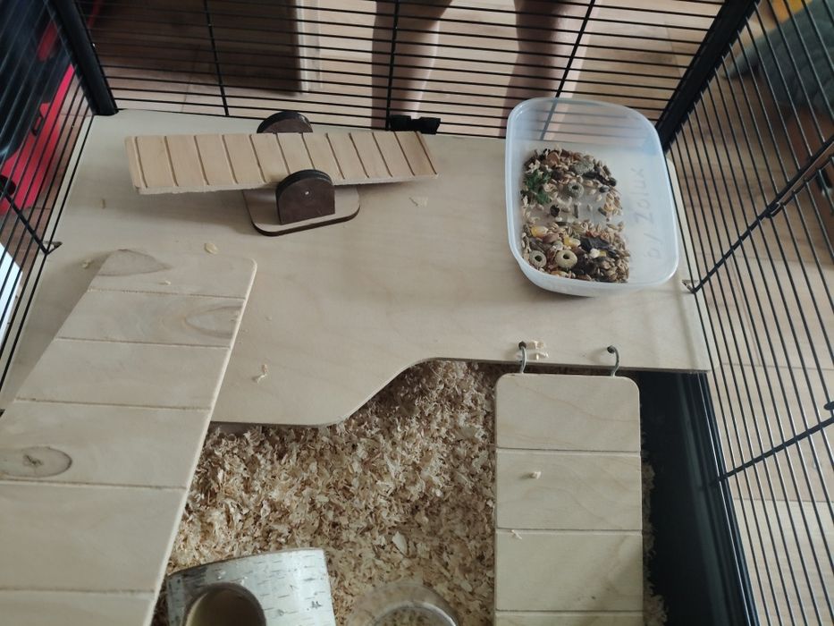 Klatka dla chomika pełne wyposażenie