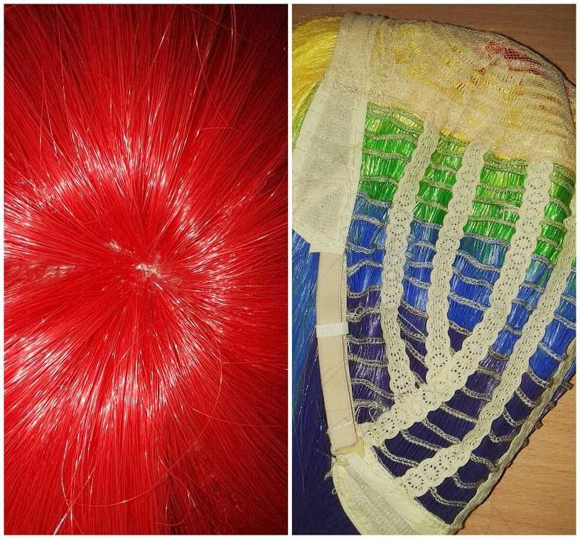 Rainbow Dash MLP peruka kolorowa tęczowa wig cosplay My Little Pony