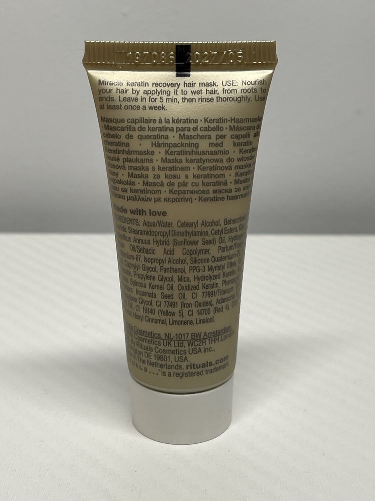 Rituals Elixir Collection  Keratin Recovery Hair Mask 20 ml