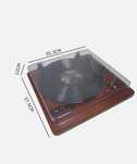 Gramofon Bluetooth z radiem FM, USB/SD, 3 prędkości, RCA, AUX