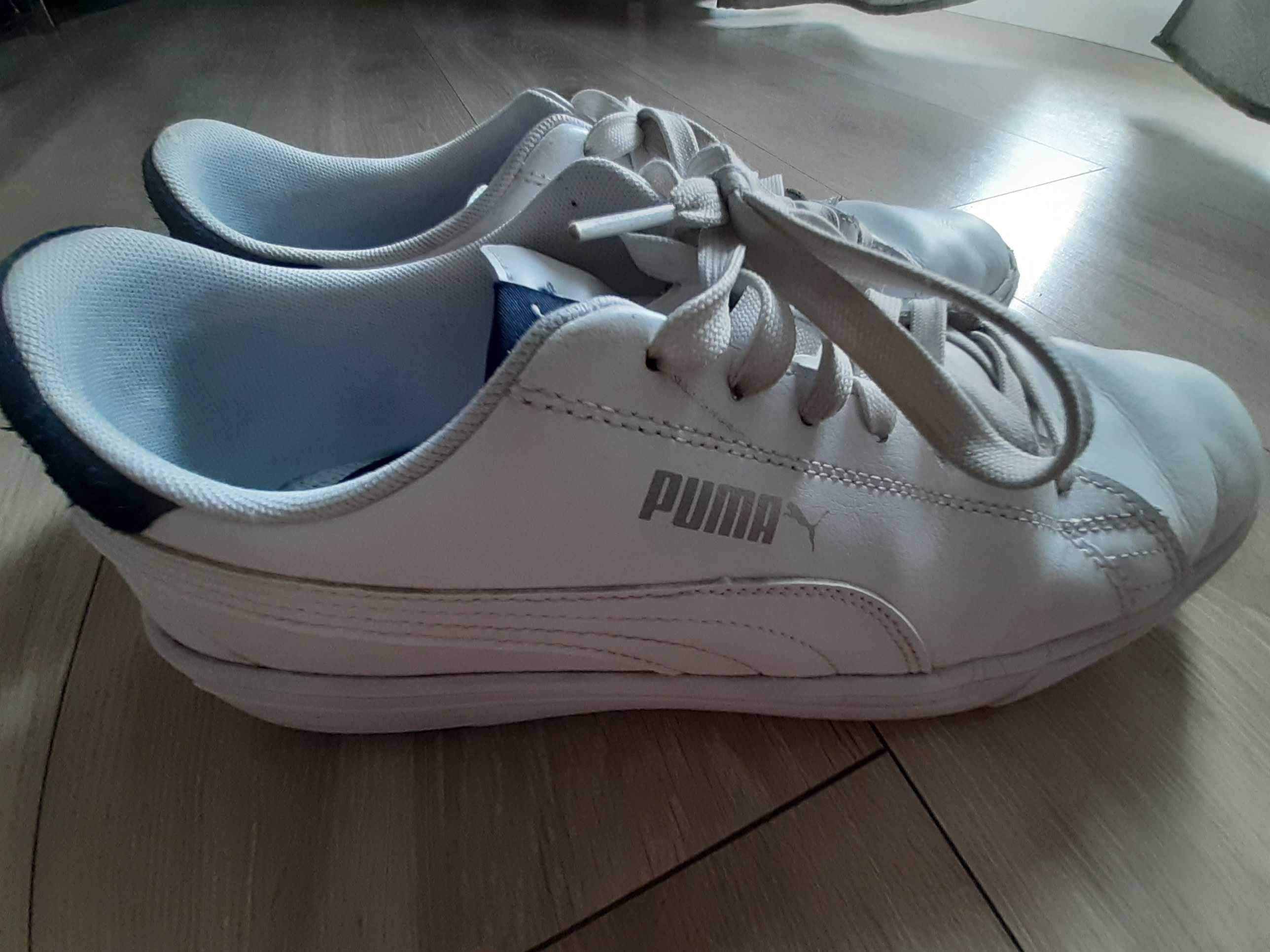 Buty Puma męskie, białe, rozm.42,5 .Wkładka 27,5cm.Cena 100 zł