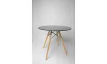 Stół Eames DSW Fi 80 czarny blat
