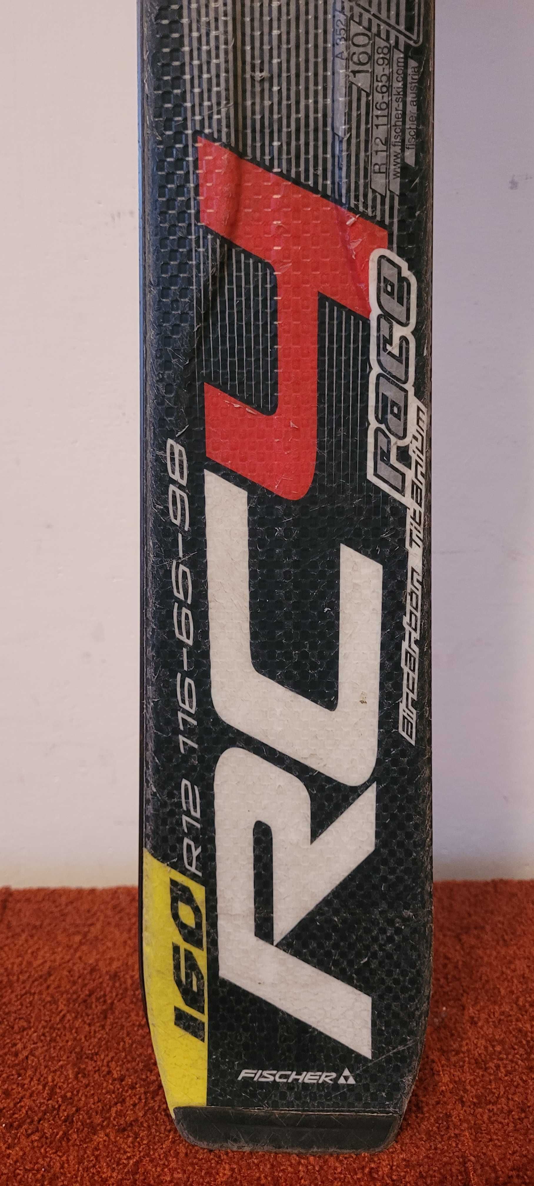 FISCHER SC race RC4 160 cm R12! wersja limitowana z wiązaniami marker!