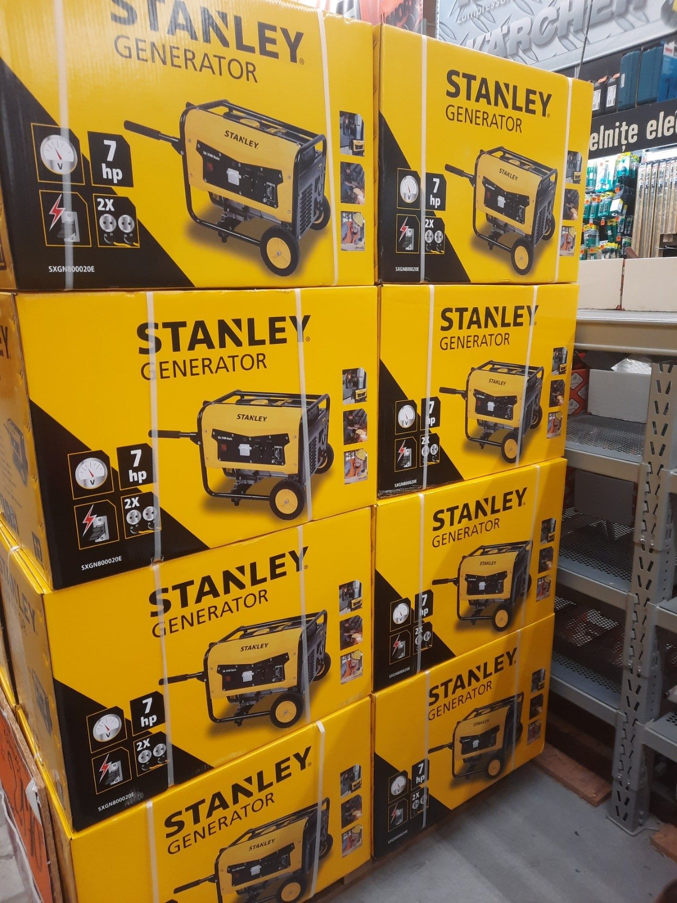 Бензиновый генератор Stanley SG3100 3100 Вт, однофазный