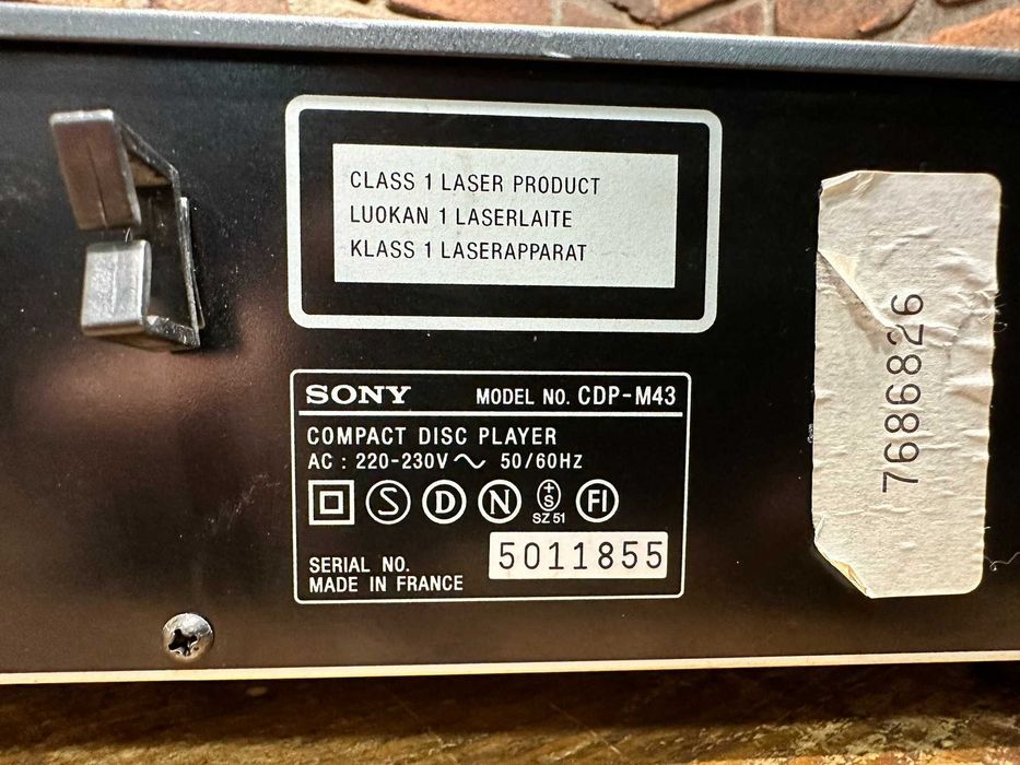 Odtwarzacz CD Sony CDP- M43 MIDI