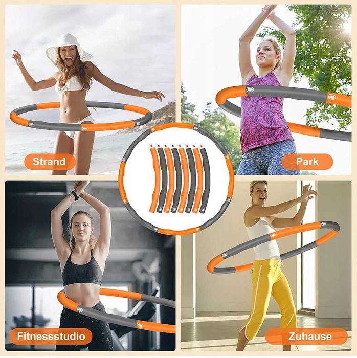 Hula hop odchudzające do ćwiczeń 95cm 800g