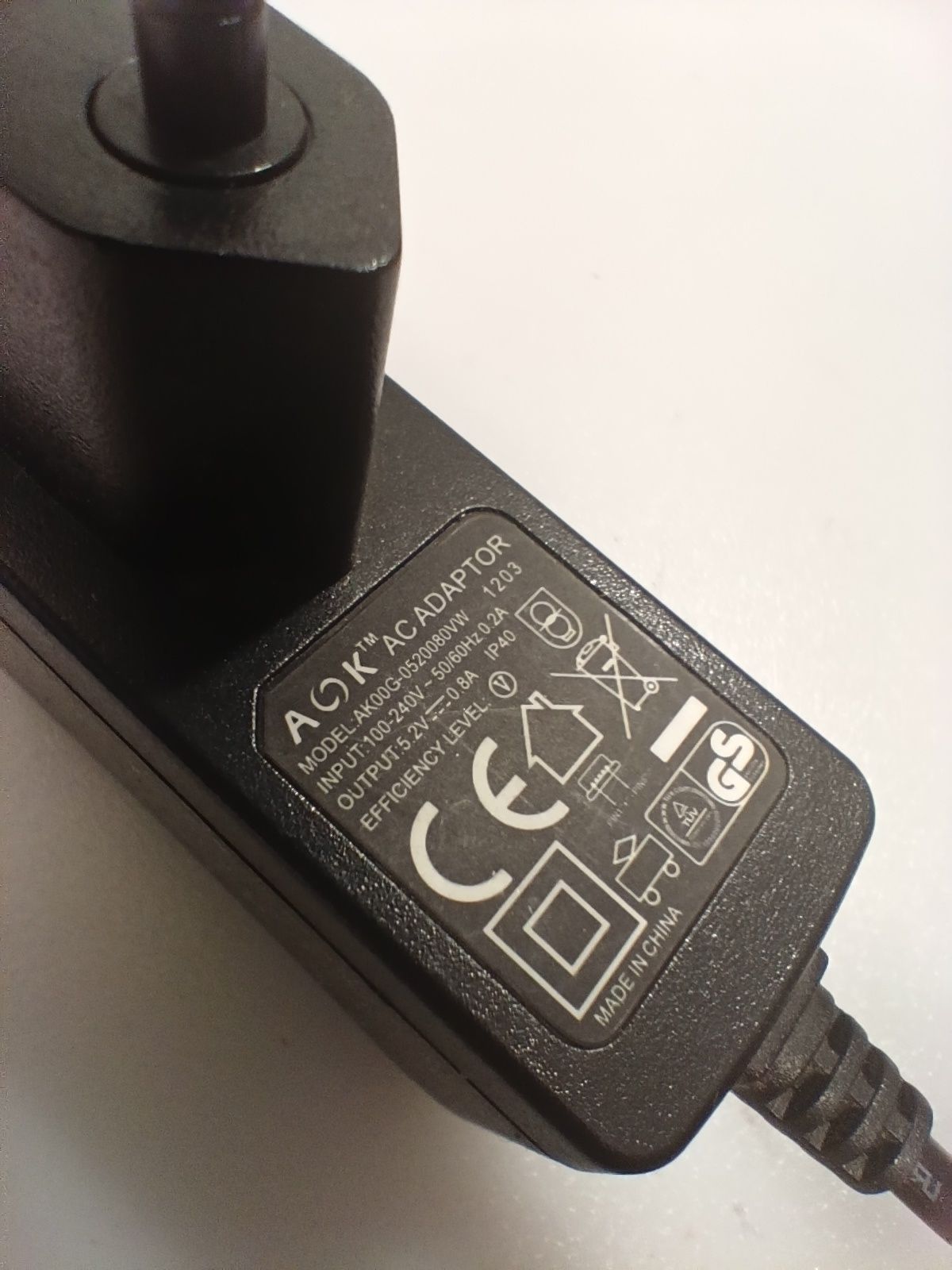 AC Adaptor 5.2V 0.8A