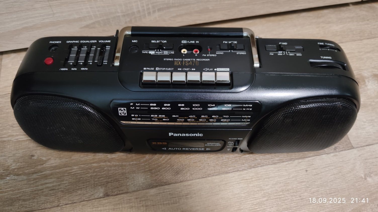Магнитофон Panasonic RX-FS 470 и RX-FT570