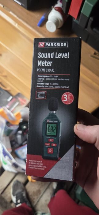 Miernik hałasu parkside