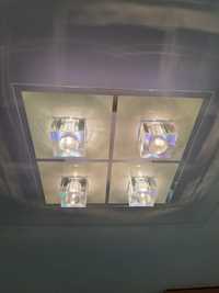 Lampa sufitowa żyrandol LED pilot