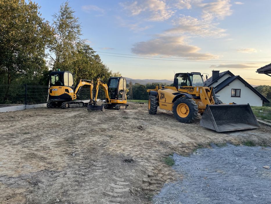 Usługi/Wynajem Koparki/Wozidła/ładowarki Teleskopowej