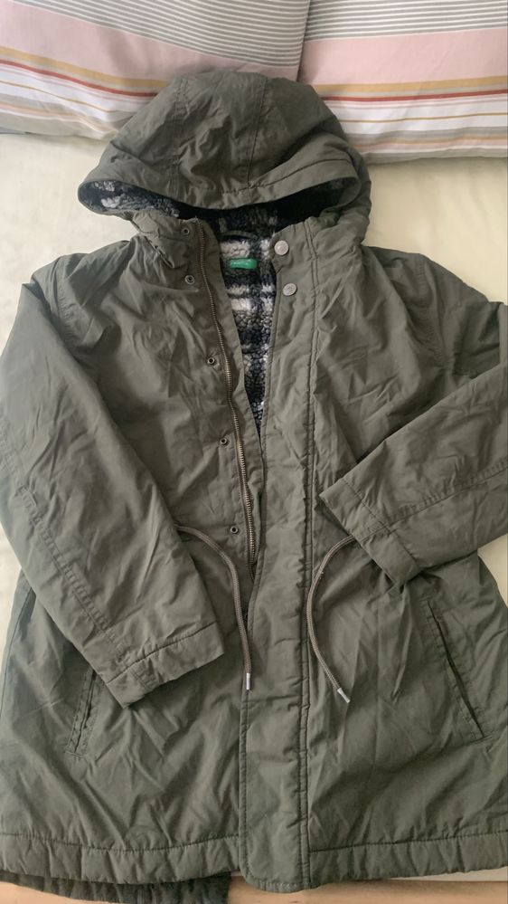Parka Benetton 10/11 anos