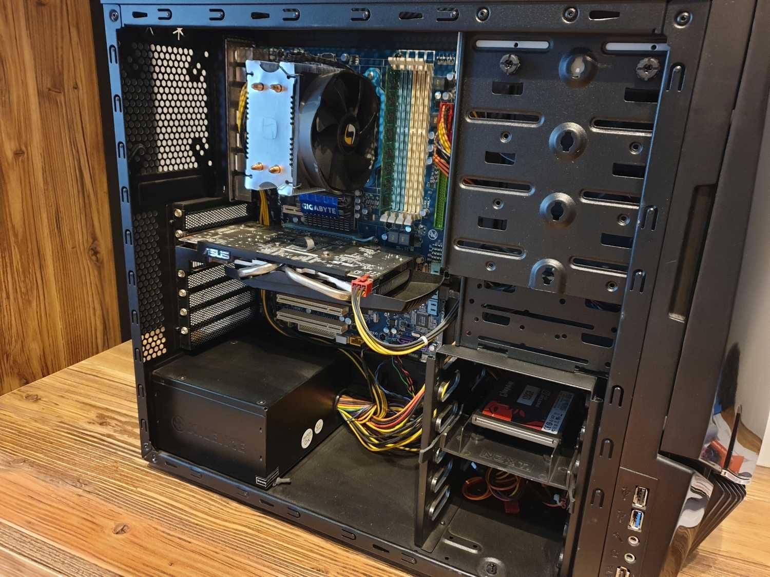 Komputer PC, Gigabyte, Phenom X3, GTX 650, 4GB DDR3, AM3, NZXT