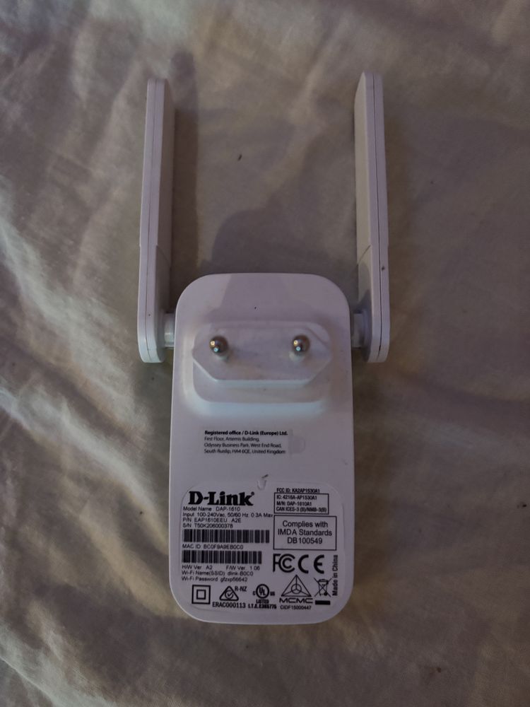 Wzmacniacz sygnału WiFi D Link Repeater DAP 1610