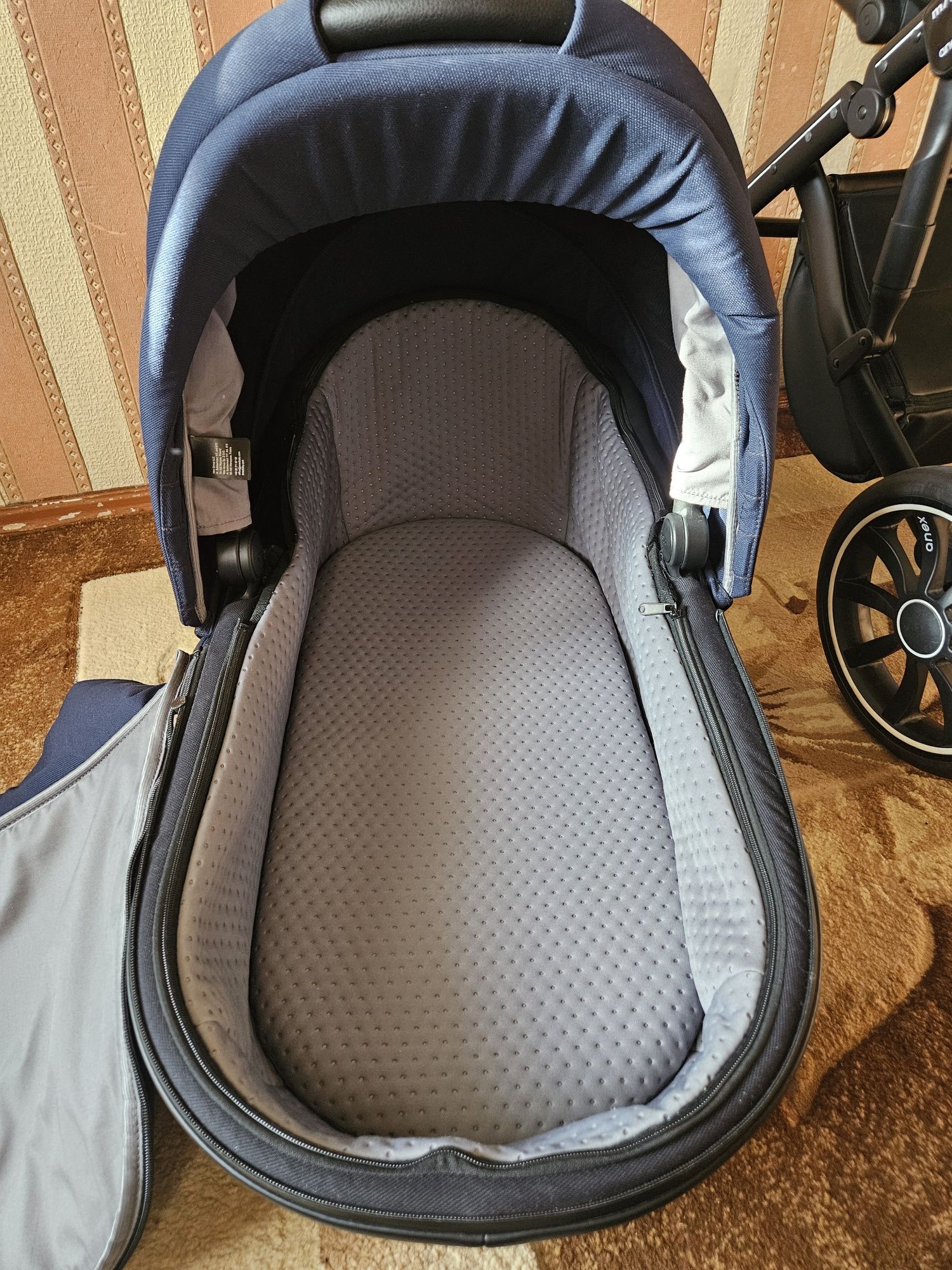 Коляска Anex m/type 2 в 1 splash/new синя