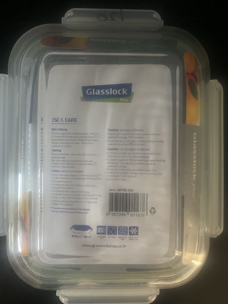 Скляні харчові контейнери Glasslock