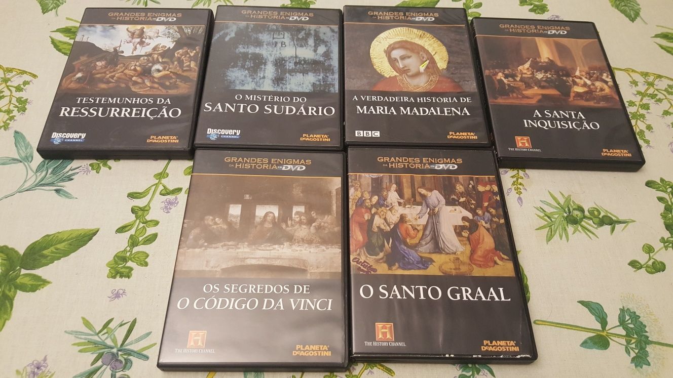 6 DVDs grandes enigmas da historia