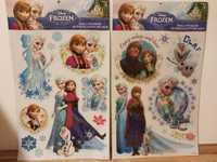 Frozen Elsa Anna - Naklejki 3D na ścianę nowe zestaw 2 plansz