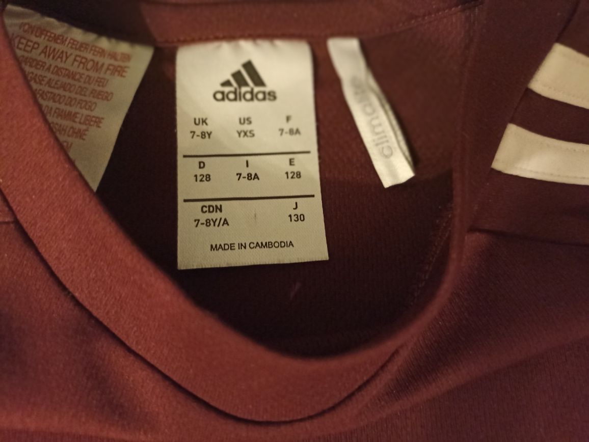 Koszulka Adidas climalite. Rozmiar 128.