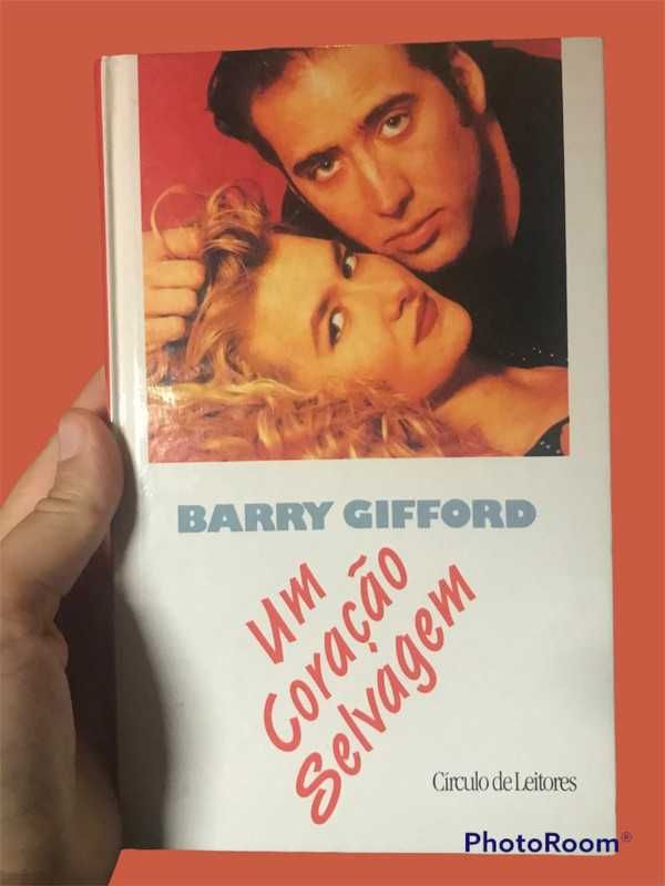 livro "Um Coração Selvagem", de Barry Gifford - Romance