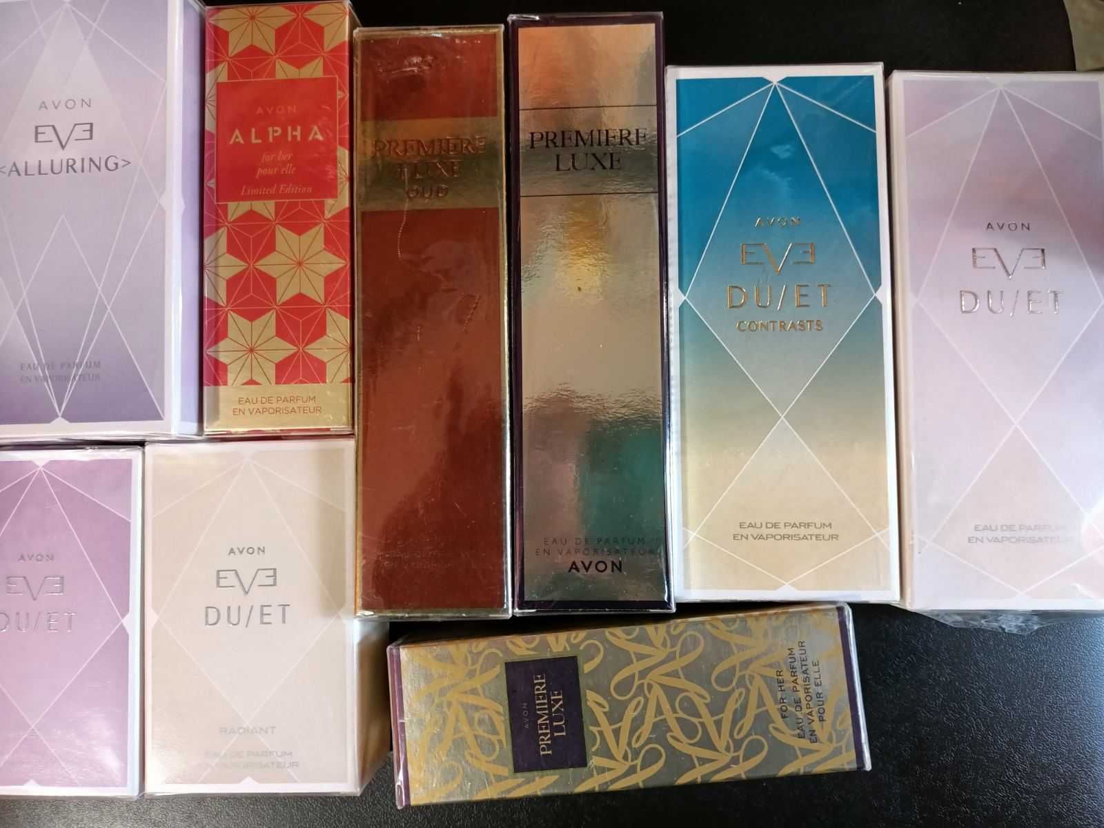 Alpha,Premiere Luxe,P.L.OUD,Eve DU/ET,Eve DU/ET contra,E.ALLURING