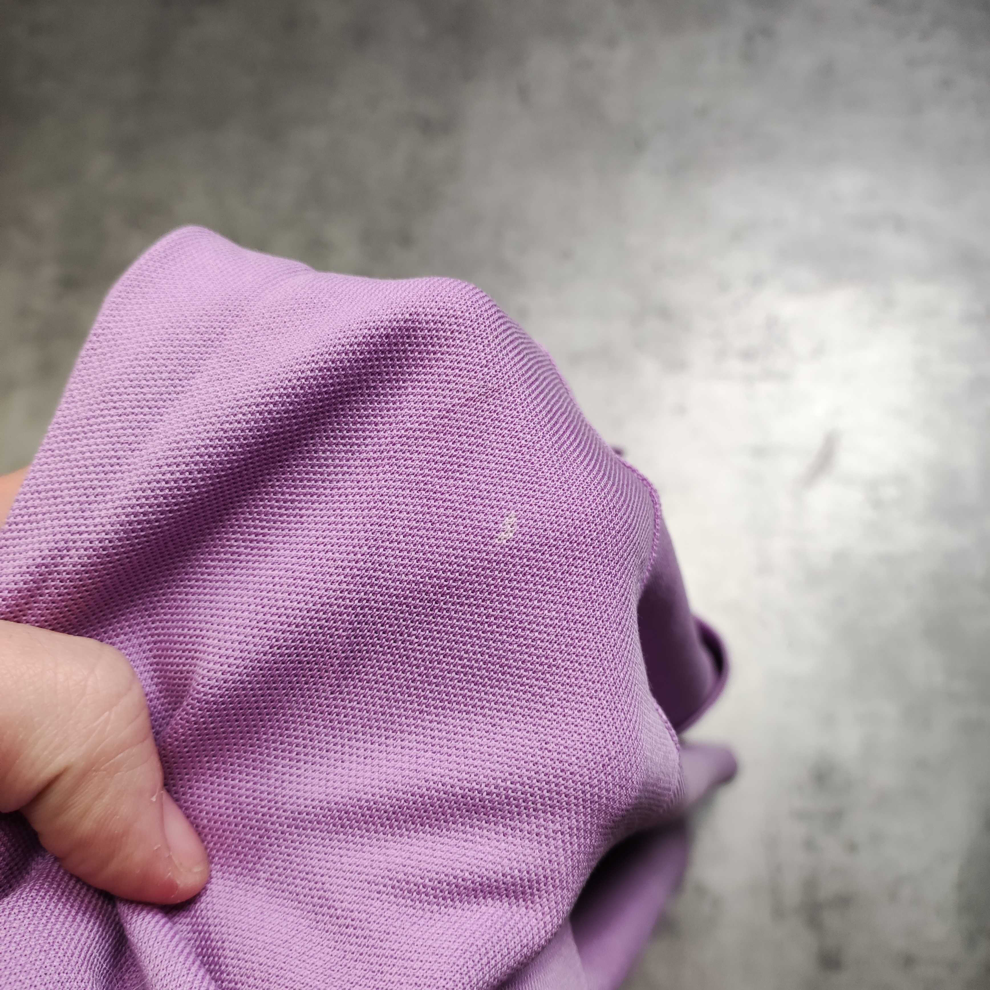 MĘSKA Koszulka PREMIUM Lilia Fiolet Polo Ralph Lauren Bawełna Casual