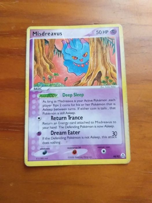 Pokemon Card - Misdreavus 50 HP