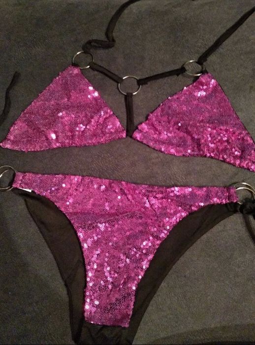 Strój kąpielowy cekiny