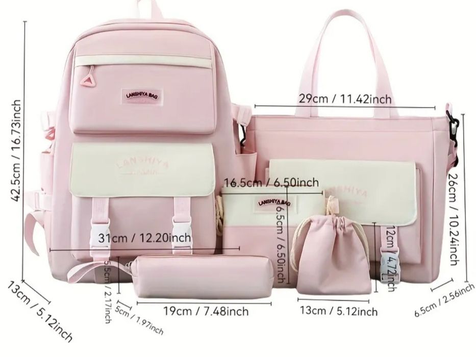 Набір рюкзак пенал шкільний портфель сумка