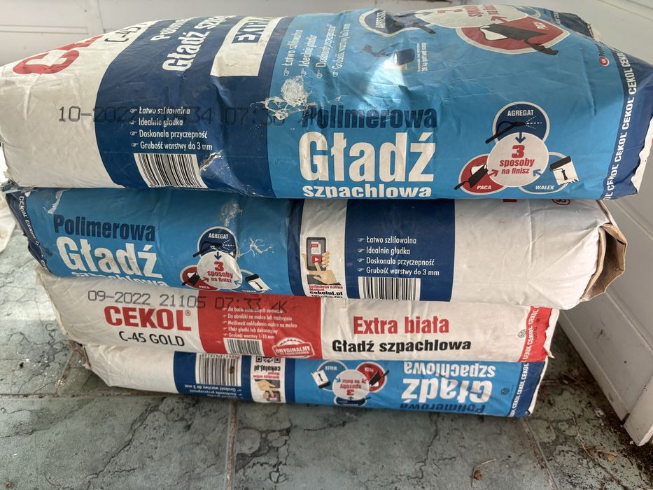 Cekol C-45 Gold Gładź szpachlowa extra biała