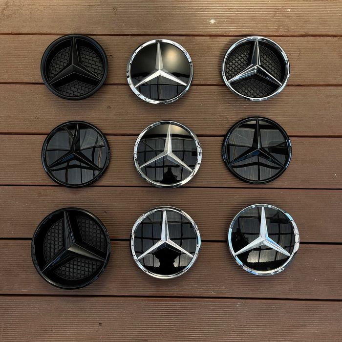 НОВАЯ емблема логотип Мерседес Mercedes под решетку W212W213W204X167
