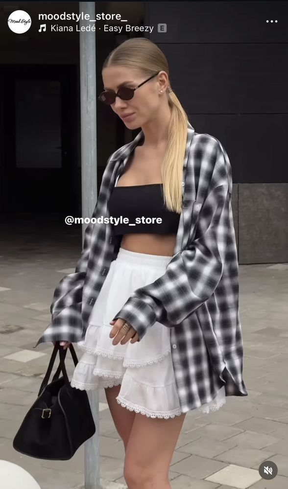 Спідниця біла з мереживом