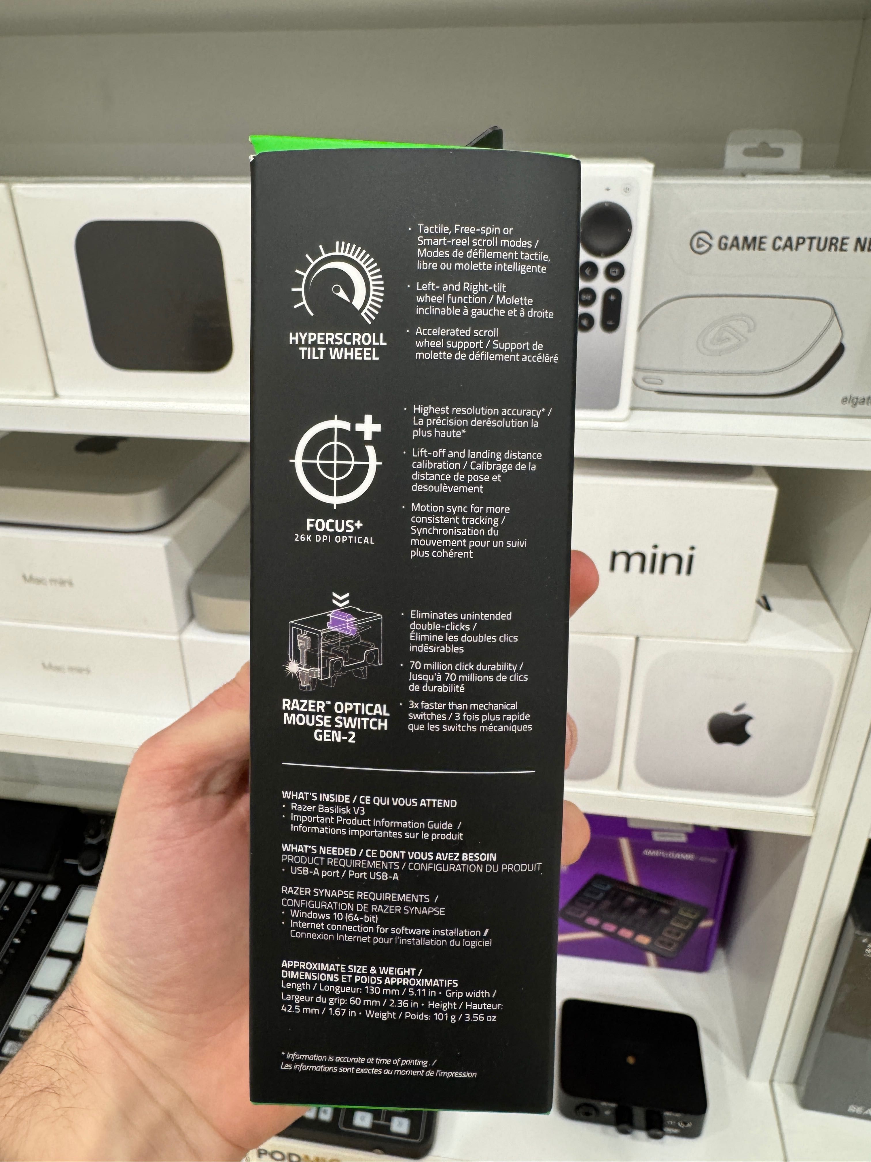 Мишка Razer Basilisk V3 USB Black (RZ01-04000100-R3M1)  USB Нова