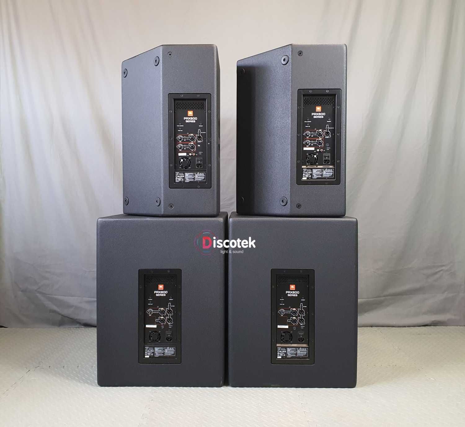 JBL PRX815W + 818XLFW | Jak nowe | Aktywne | Pokrowce |
