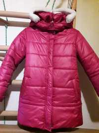 пальто зимове  розмір 7-8-9, 128-134
