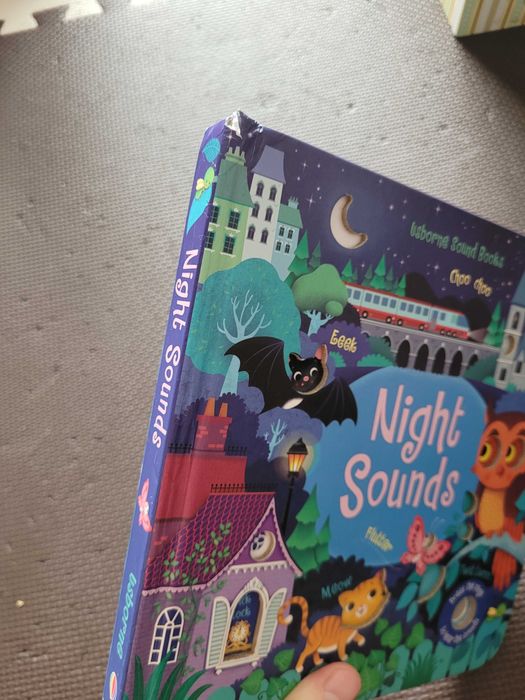 Książeczka dźwiękowa angielski Usborne Sound Books: Night Sounds