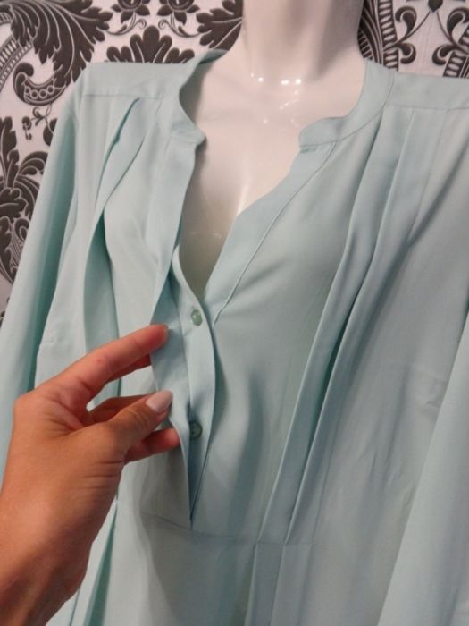 Красивая рубашка туника шифоновая блузка для беременных 54 56