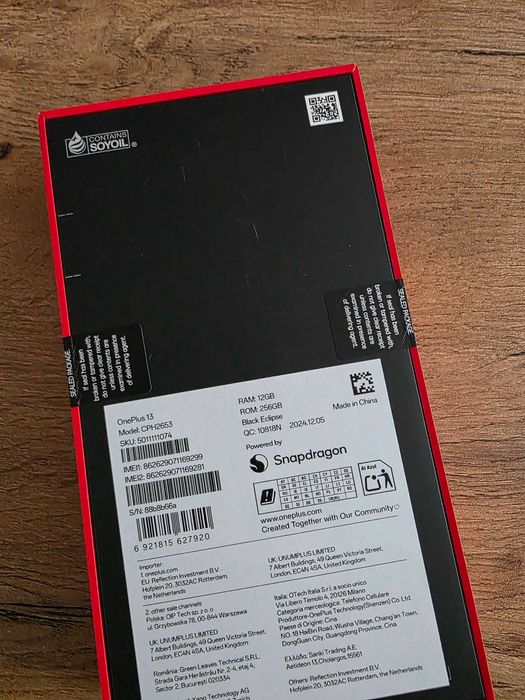 One plus 13 12/256 Black FV