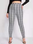 Calças femininas elegantes suave confortável XXXL