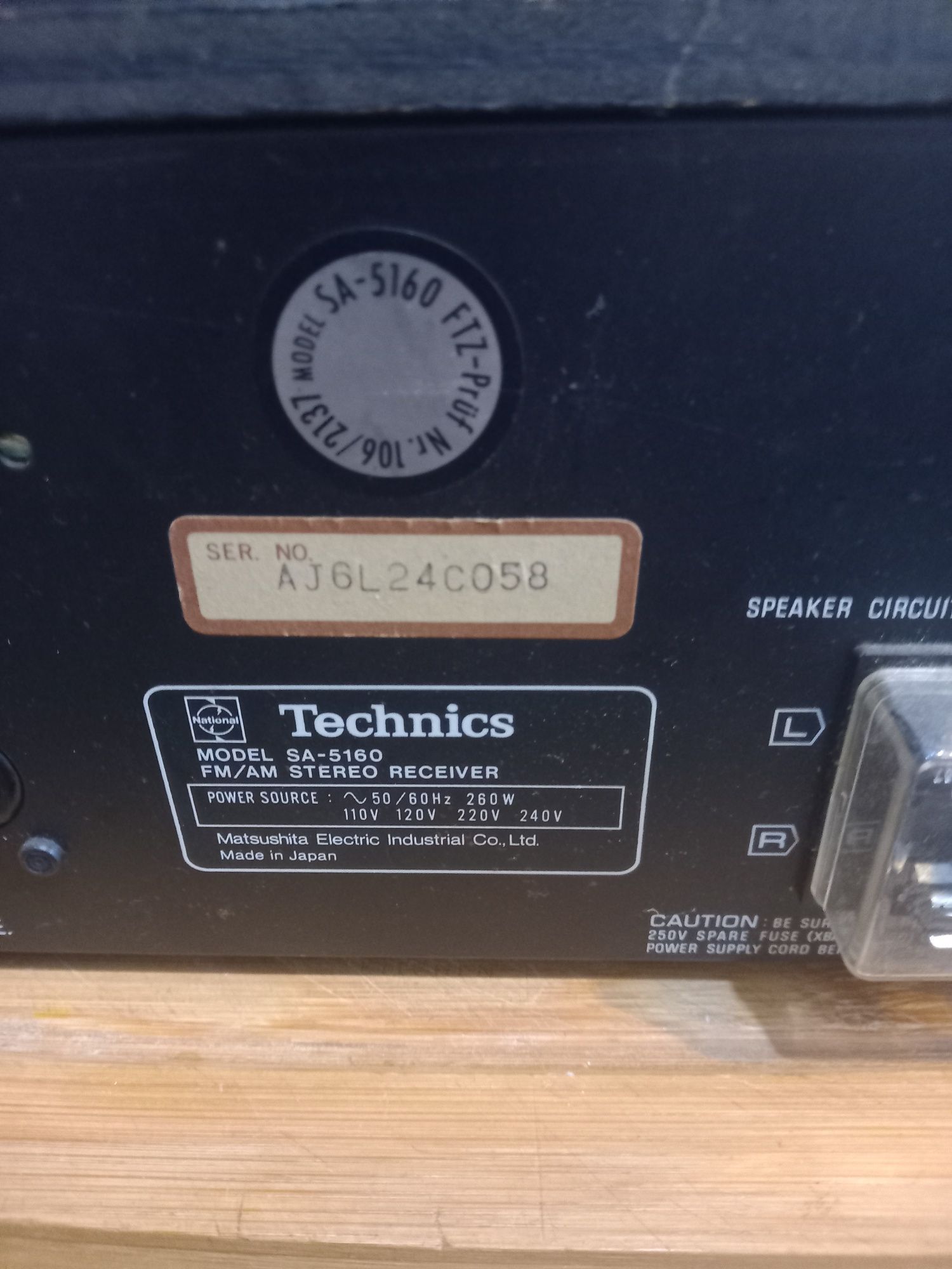 Amplituner Technics SA 5160 Sprawny stan bdb