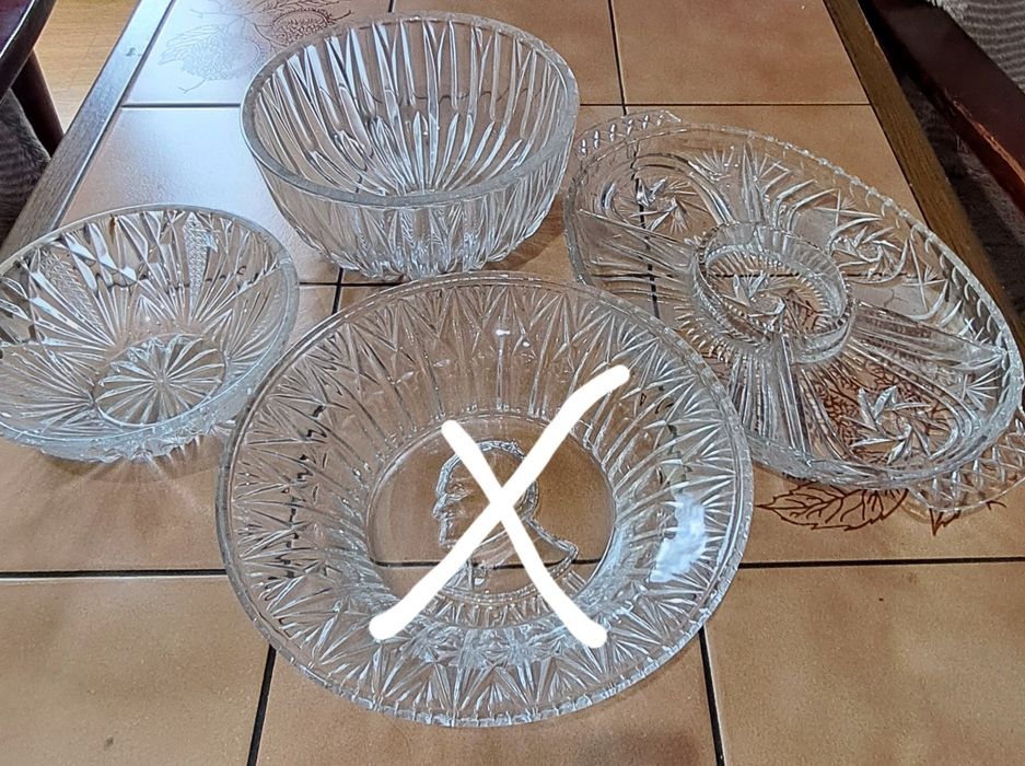 Kryształy PRL zestaw