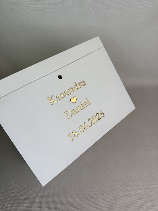 Pudełko na koperty i obrączki