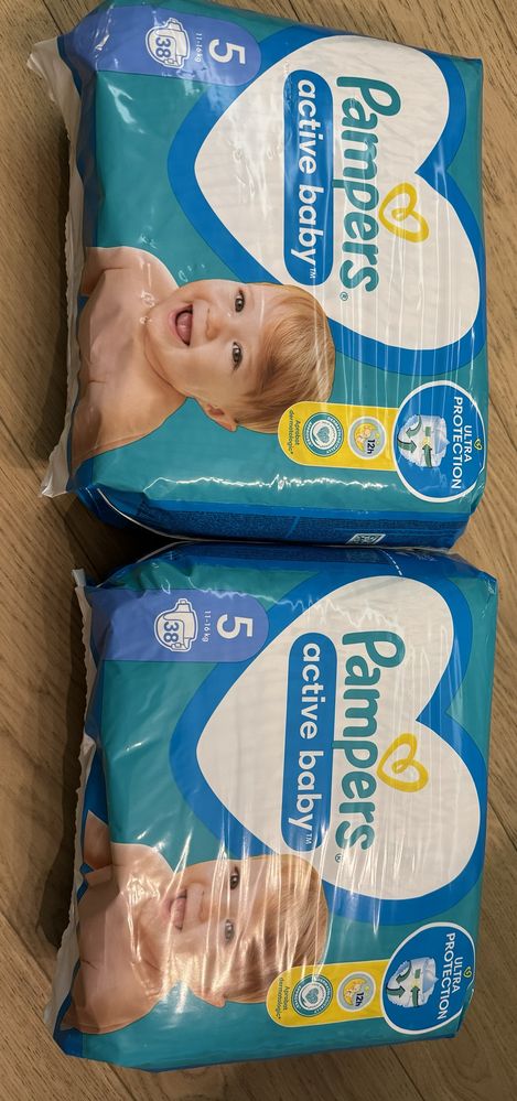 Pampers active baby 5 76szt.