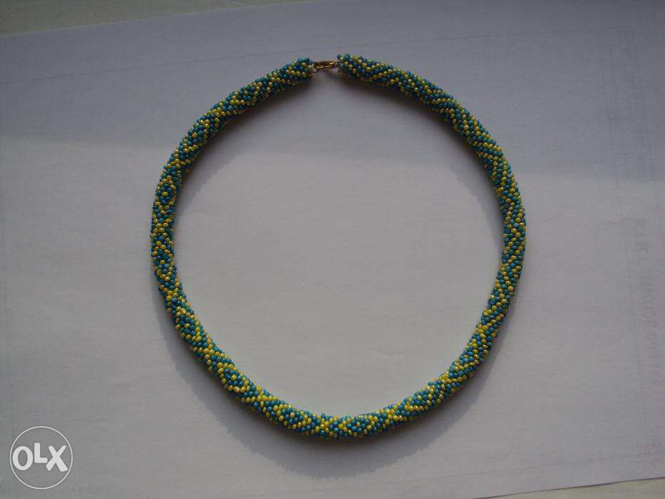 Джгут з бісеру в національно-патріотичних кольорах