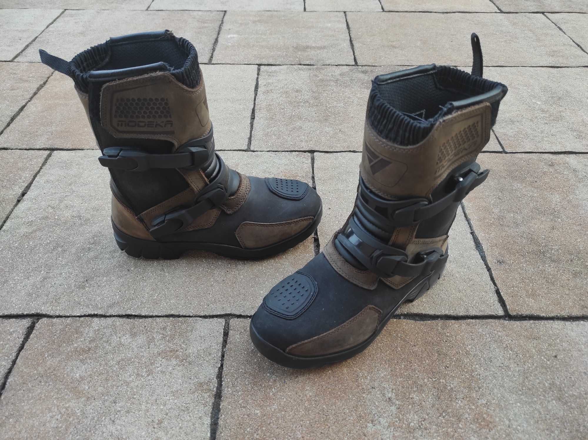 Buty motocyklowe Modeka Tariko r. 39 ADV jak Forma brązowe