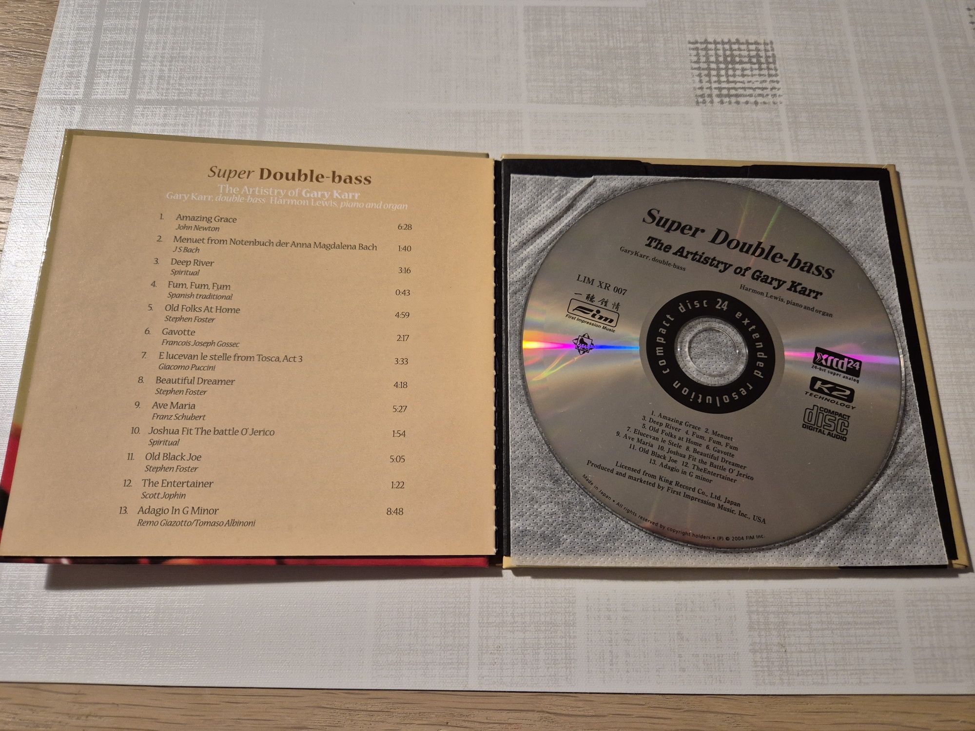 Gary kart super double-bass cd