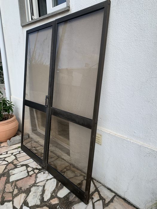 Porta em aluminio 1,96 x 1,60