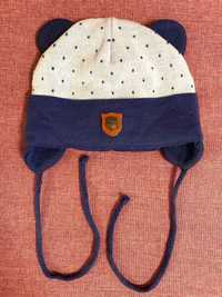 Комплект осінь-весна (шапка + шарф-хомут), розмір 44 см