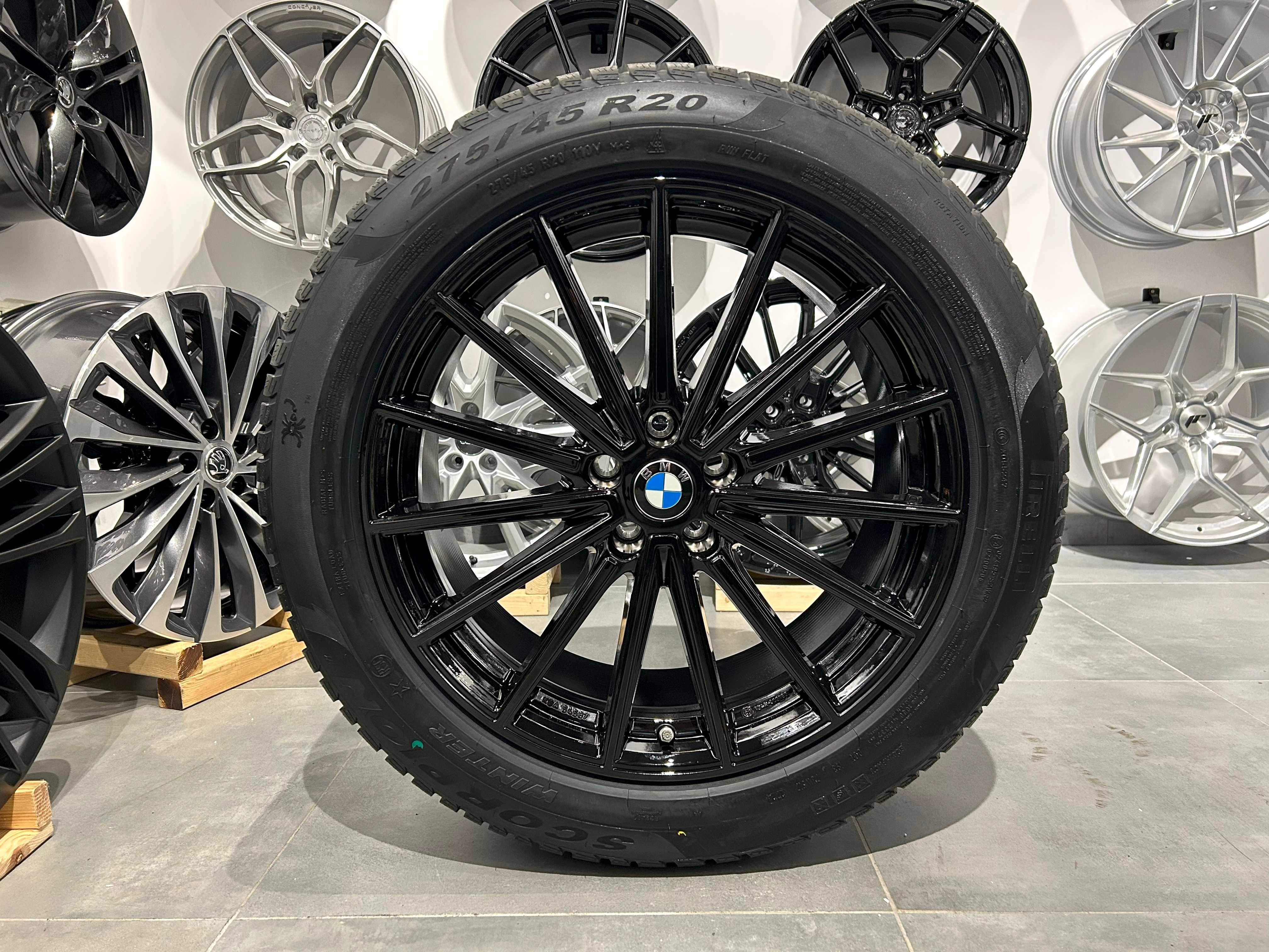 Koła zimowe 20 5x112 ET35 BROCK BMW X5 G05 G18 X6 G06 TPMS RunFlat